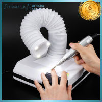 foreverlily LED Nail Dust Collector 4500RPM เครื่องดูดฝุ่นเล็บ ดูดฝุ่นทำความสะอาด Retractable Elbow Extractor พัดลมสำหรับเล็บ อุปกรณ์ทำเล็บ