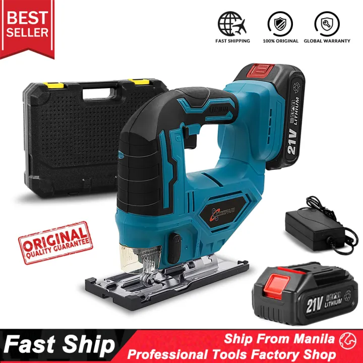 COOFARI 21V 65mm Cordless Jigsaw Electric Jig Saw Portable Multi