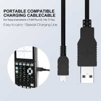 2pcs Graphing Calculator USB Charge Cable Office Stable Accessories Universal Easy Apply PVC Durable Home For Texas Instruments