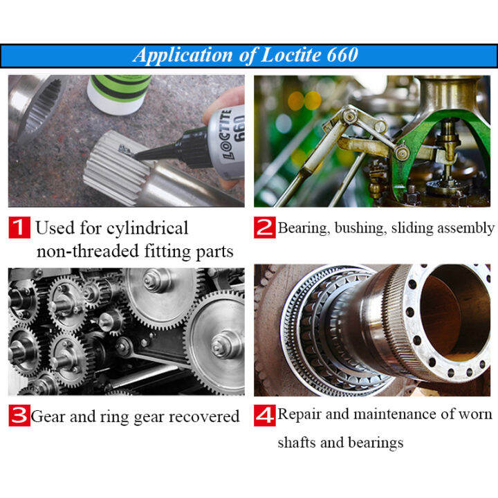 Bearing Repair Glue 50ml Loctite 660 High Strength Repair Gap Filler
