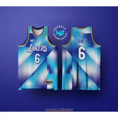 202 HG BASKETBALL YELLOW NAVY BLUE FULL SUBLIMATION JERSEY FREE