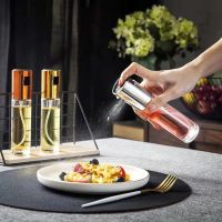 ◑ Kitchen Empty Oil Spray Bottle Vinegar Bottle Oil Dispenser Salad Cooking Tools BBQ Baking Sprayer Tools