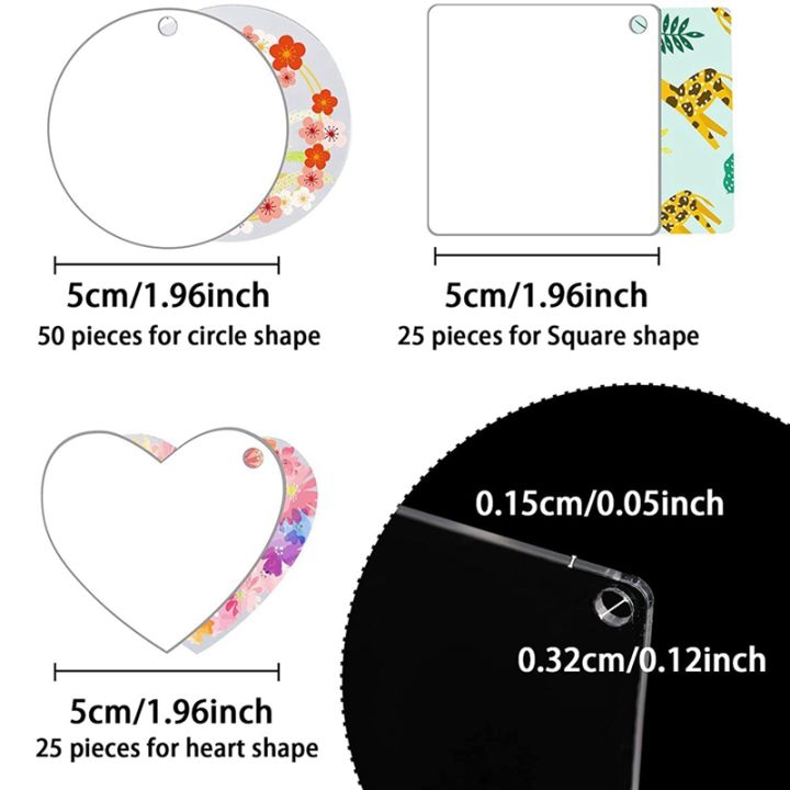 100pcs-acrylic-keychain-blanks-decoration-crafts-round-heart-shaped-acrylic-blanks-keychain-for-diy-keychain-and-tags