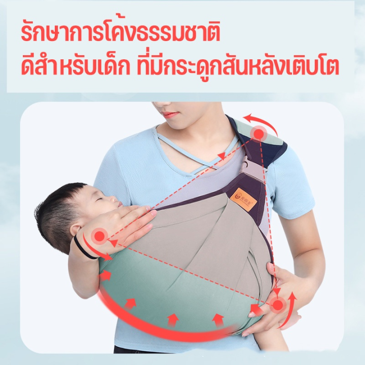 smilewil-เป้อุ้มเด็กทารกแรกเกิด-baby-carrier-sling-กระเป๋าอุ้มเด็ก-0-36m-ให้นมบุตร-สะดวก-เป้อุ้มเด็ก-มัลติฟังก์ชั่น