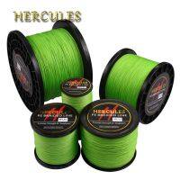 Hercules Fishing Goods Braided Wire Fishing Line Cord 8 Strands Fluorescent Green 100-2000M Multifilament Ocean Beach Fishing Fishing Lines