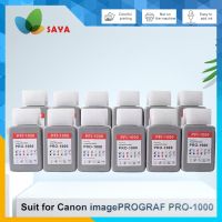 Saya เครื่องพิมพ์ Pfi1000 Pfi-1000ใช้งานร่วมกันได้ตลับผงหมึกสีเหมาะสำหรับ Canon Imageprograf Pro-1000หมึกกับชิปเต็มรูปแบบ