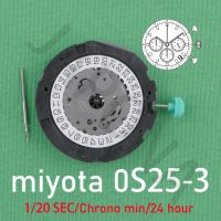 hot【DT】 0s25 movement miyota 0S25-3 1/20 SEC SMALL CHRONOGRAPH  TIMING TO 59 minutes seconds OS25