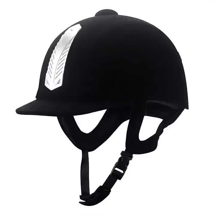 Equestrian Helmet Suede Equestrian Supplies Men Women's Universal Horse
