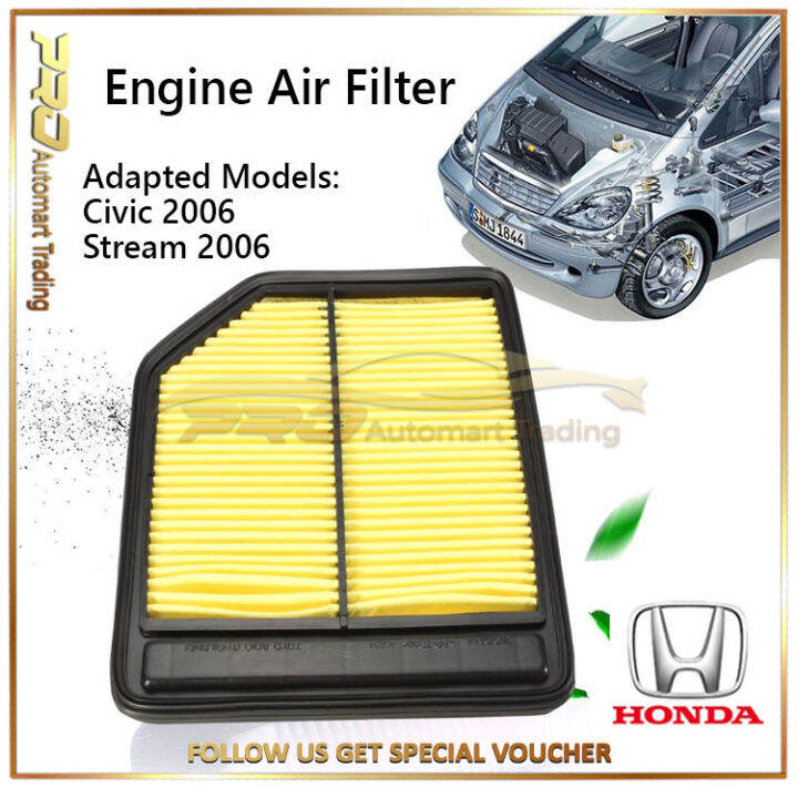 Engine Air Filter Honda Civic / Stream 2006 Lazada