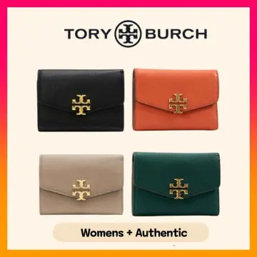 Shop Tory Burch ROBINSON Saffiano Plain Folding Wallet Long Wallet