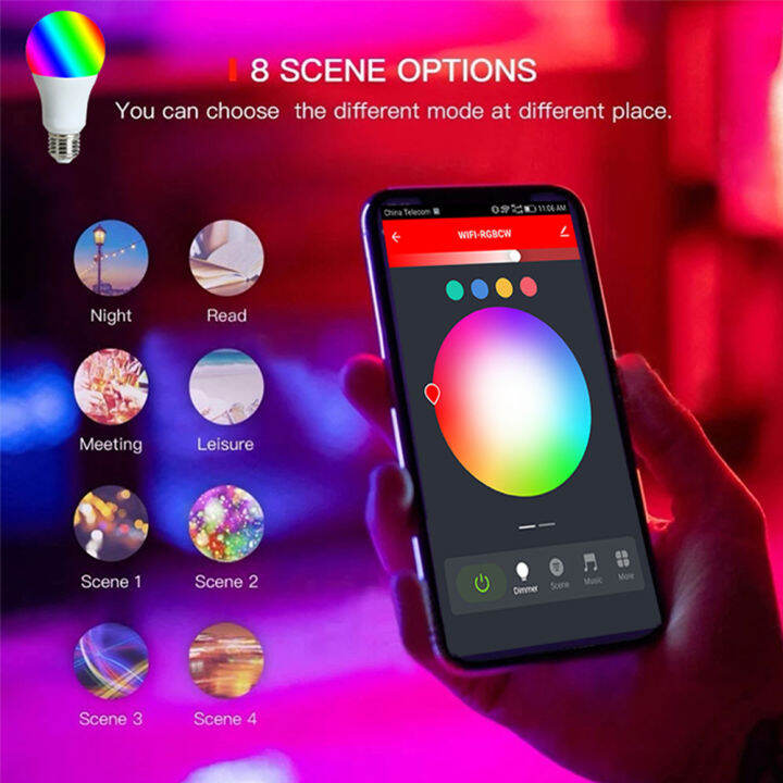 tuya-wi-fi-smart-led-bulb-9w-e27-rgbcw-led-lamp-dimmable-timer-function-rgb-led-bulb