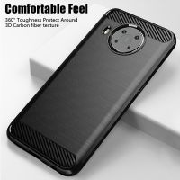 ▫✌ For Nokia X20 Case For Nokia X10 X20 Shockproof Bumper Carbon Fiber Soft Silicone TPU Slim Phone Back Cover For Nokia X20 Case