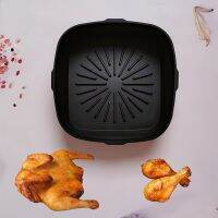 Silicone Mold for Air Fryer Liner Basket  Reusable Oven Baking Tray  Non-stick Pizza Grill Pan  Kitchen Accessories Bread Cake  Cookie Accessories