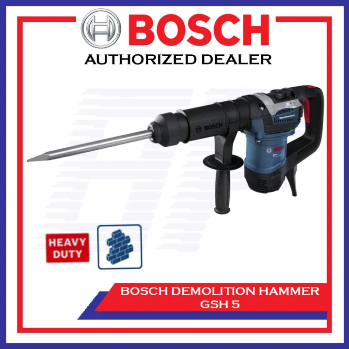 Bosch (GSH 5) Professional Demolition Hammer With SDS Max - 06013370K0 ...