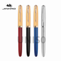 ปากกา ปากกาหมึกซึม ด้ามโลหะ JinHao รุ่น 85 หัว0.38mm ดีไซน์หรูหรา สุดคลาสสิค ปากกาด้ามมี 4สี (ราคาต่อด้าม)#ปากกา#เครื่องเขียน#ของขวัญ#หมึกซึม