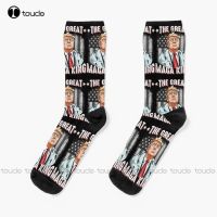 【Sock shop】อัลตร้า Maga 7ถุงเท้าเยาวชนสีดำถุงเท้าฟุตบอลส่วนบุคคลที่กำหนดเอง U Nisex ผู้ใหญ่วัยรุ่นเยาวชนถุงเท้าของขวัญที่กำหนดเองใหม่ที่นิยมสบายๆ