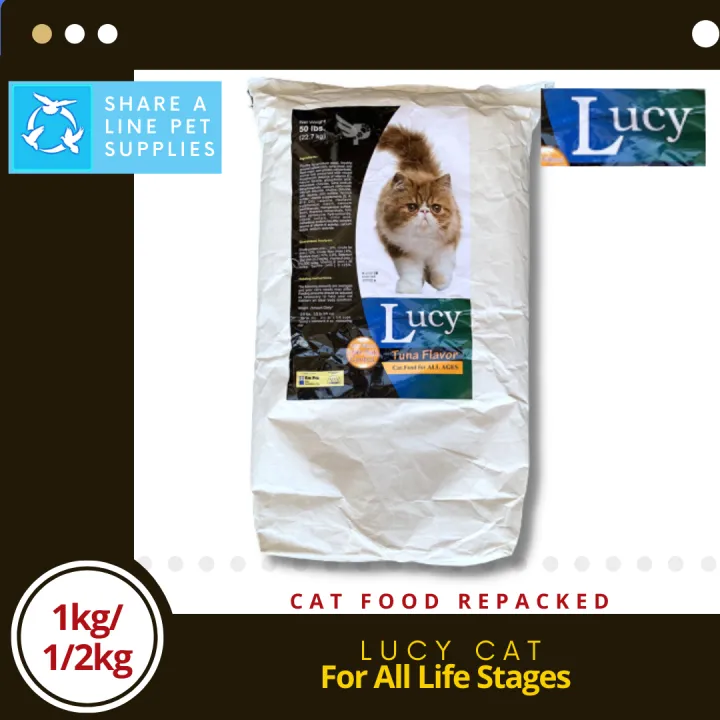 Lucy Tuna Cat Food 1kg & 1/2kg REPACKED Lazada PH