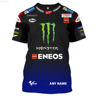 2023 NEW Yamaha Monster Energy Moto Short Sleeve T-shirt, Street Style, Summer Mens And Womens Fashion fashion