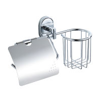 LEDEME Toilet Paper Holder With Shelf Wall Mounted Stainless Steel Basket and Paper Holders Multifunction Bath Hardware L1903-1