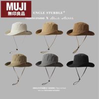 MUJI Muji หมวกบังแดดปีนเขาแห้งเร็วหมวกชาวประมงหมวกคาวบอยแค้มป์ปิ้งหมวกบังแดดแสงแดดสำหรับกลางแจ้ง