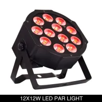 【♘COD Free Cas♘】 gewanfu1881881 ไฟ Led Par Light Rgbw 12X12W อุปกรณ์แสงสว่างไฟดิสโก้แสงเวทีปาร์ตี้ Dmx512 7X12W สำหรับคลับงานแต่งงาน