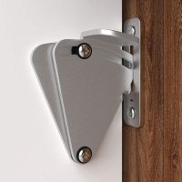 Anti Theft Stainless Steel Lock Sliding Barn Door Wood Latch Push Pull Gate Hanging Rail Hasp Furniture Hardware Accessories