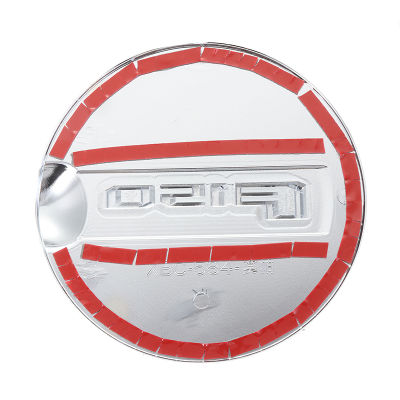 For Ford F150 2015+ 1pc Chrome ABS Car Auto Fuel Gas Filler Tank Door Cap Cover Trim Sticker DIY Moulding