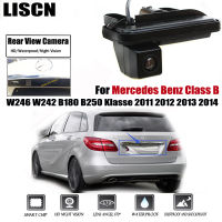 HD กล้องด้านหลังสำหรับ Benz Class B W242 B180 B250 Klasse 2011 2012 2013 2014 Trunk Handle ที่จอดรถย้อนกลับกล้อง