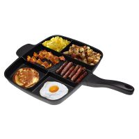 VTXNS 5 In 1กระทะย่างกระทะทอดในครัวเรือน Skille Frypan สเต็กกระทะ Non Stick POT