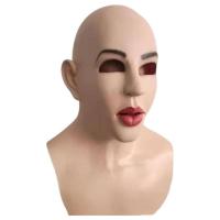 Halloween Head Masque Masquerade Masque for Women Novel Halloween Costume Party Latex Full Head Masque Realistic Headgear for Cosplay Props greater