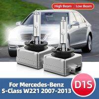 2PCS 6000K 35W HID Xenon ชุดไฟหน้าหลอดไฟเปลี่ยนไฟหน้าสำหรับ -Benz S Class W221 2007 2008-2012 2013