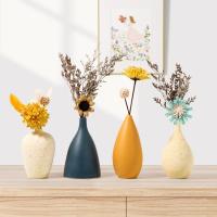 New Chinese Style Color Glaze Ceramic Small Vase Sample Room Soft Decoration Photographic Ornaments Ceramic Vase