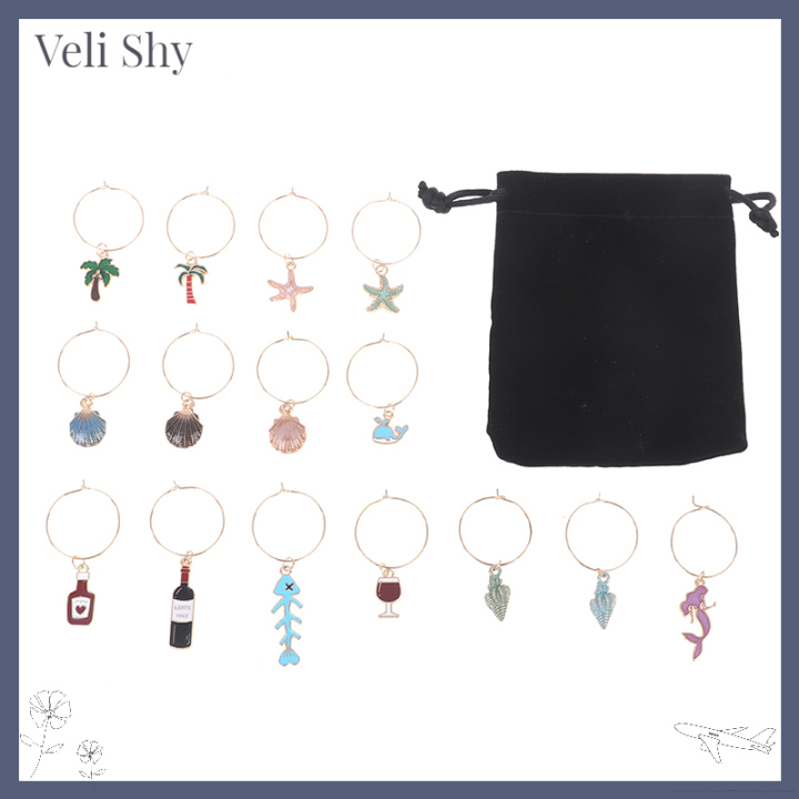 veli-shy-15ชิ้นแก้วไวน์สวยงามเครื่องหมายแท็กการระบุไวน์-bachelorette-ชิม