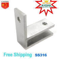 YL L Free Shipping Glass Clamp 90 Degree to wall cket