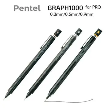 0.7mm Pentel GRAPHGEAR 1000 Mechanical Pencil 0.7mm PG1017 Made in Japan 