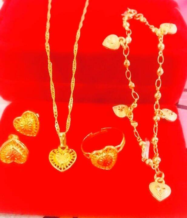 18k Bangkok gold 4in1 ring Adjustable size Lazada PH