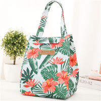 Lunch Bag Fashion Print Floral Multicolor Cooler Bags Women Waterpr Hand Pack Thermal Breakfast Box Portable Picnic Travel