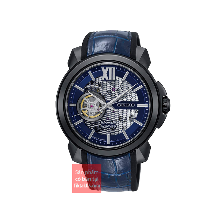 Đồng hồ nam cao cấp Seiko Limited Edition SSA375J1 Premier Automatic Novak  Djokovic 43mm chống nước 100m phiên bản giới hạn kính sapphire 100m |  