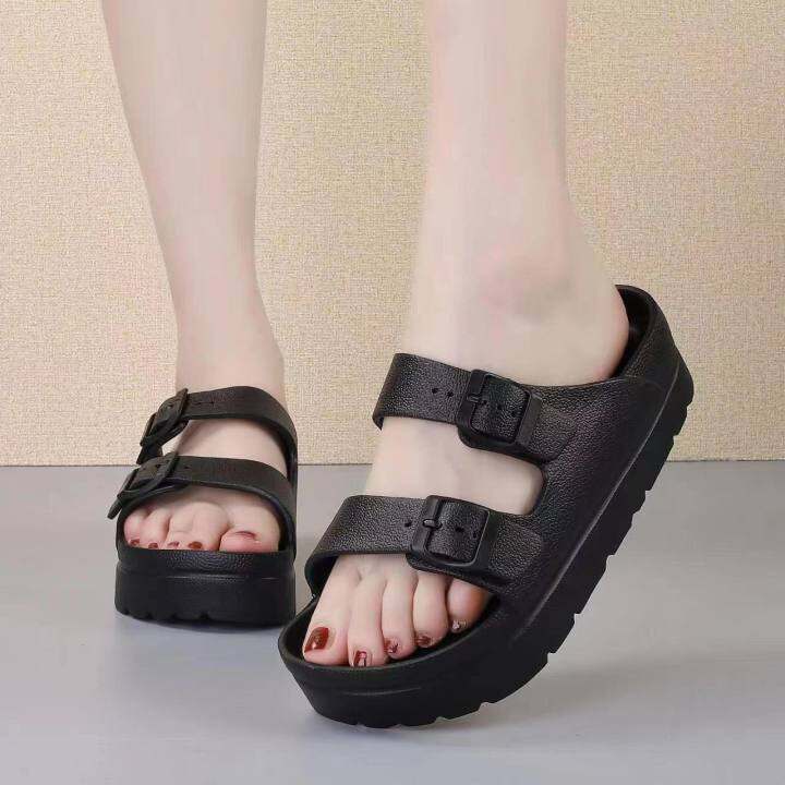 Mostwear Korean Two Strap Slippers For Women(add one size bigger