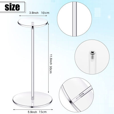 Round Barbell Pedestal Display Riser Wig Display Holder Riser Stands Wig Display Rack Hat Stands Hat Stand