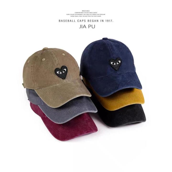 japanese-washed-and-distressed-embroidered-love-baseball-cap-for-men-outdoor-sports-womens-fashionable-sun-protection-hats