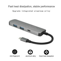 Basix USB C HUB USB-C เป็น HDMI 4พัน Hub USB 3.0อะแดปเตอร์ Pd/micro Usb ชาร์จพอร์ตสำหรับ MacBook Pro Galaxy S8 Type C Hub