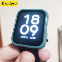 ♞✆⊙ Full Coverage Cover For Xiaomi Mi Watch Lite/2 Lite Tempered glass Case For Redmi Watch 3 2 Redmi band pro 2 Protector case