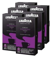 Lavazza Espresso Vigoroso แคปซูลกาแฟ ลาวาซ่า เอสเปรสโซ ไวโกโรโซ 10capsules (6แพค)