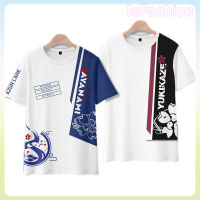 Anime Azur Lane Ayanami Yukikaze Print T Shirt Men/Women/Teens Loose Fit Casual Tees