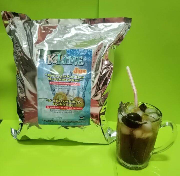 Jus Limau Asam Boi Klime Sour Plum Lime Juice 30 Sachets Lazada 3889