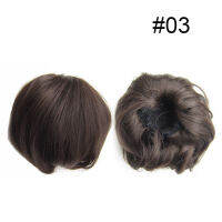 【COD+IN STOCK】Straight Bun Hair Piece Hepburn Head Scrunchie Updo Hair Ponytail Extensions Drawstring wig Accessories