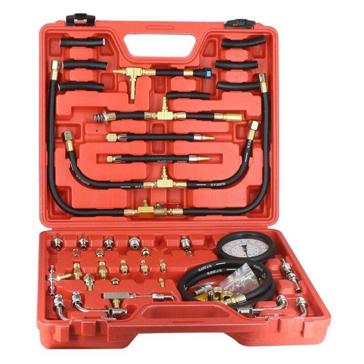 TU443 Universal Car Diesel Fuel Pressure Gauge Tester Sensor Kit Auto
