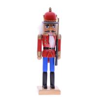 25CM Nutcracker Soldier Puppet Christmas Scene Decoration Nutcracker Soldier Puppet Party Christmas Ornaments