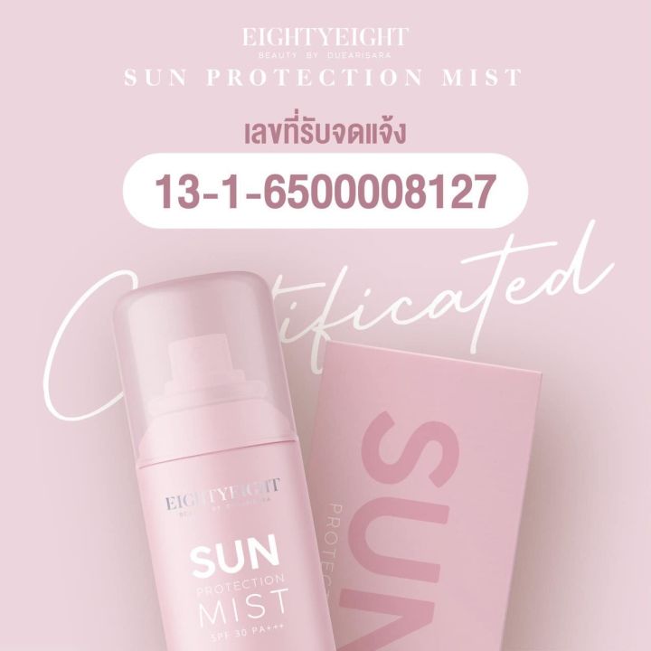 sun-protection-mist-สเปรย์หน้าเป๊ะ-สเปร์ยกันแดดแม่ดิว-spf30-หน้าใสฉ่ำวาว-50ml